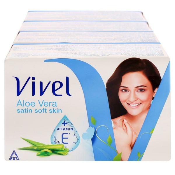 Vivel  Aloe Vera Bath Soap 100g X 4 =400g